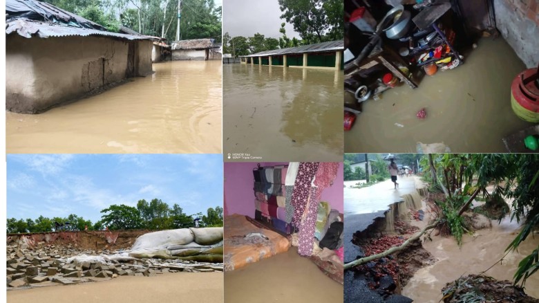 বাঁশখালীতে বন্যা পরিস্থিতির চরম অবনতি, লক্ষাধিক মানুষ পানিবন্দি, যোগাযোগ বিচ্ছিন্ন